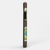 Coques Case-Mate iPhone Années 60 super les années 70 Hippie Fleur Brown R (Dos/Droite)