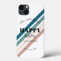 Anniversaire Design minimaliste aux couleurs paste