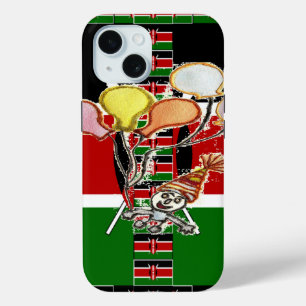 Coque Pour iPhone 15 anniversaire du Kenya