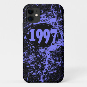 Case-Mate iPhone Case Anniversaire et depuis 1997 vintage (violet, noir)