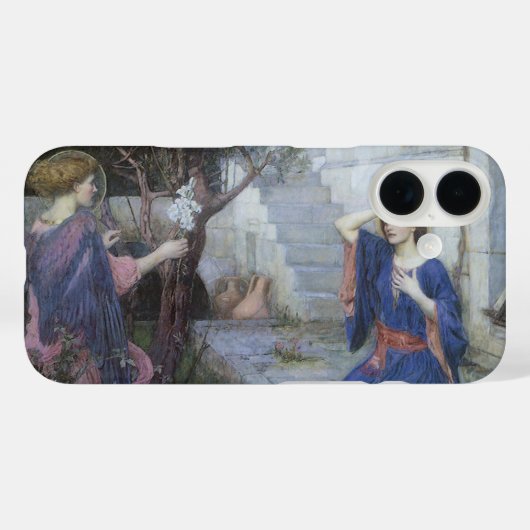 Coques Case-Mate iPhone Annonciation de John William Waterhouse (Verso (horizontal))