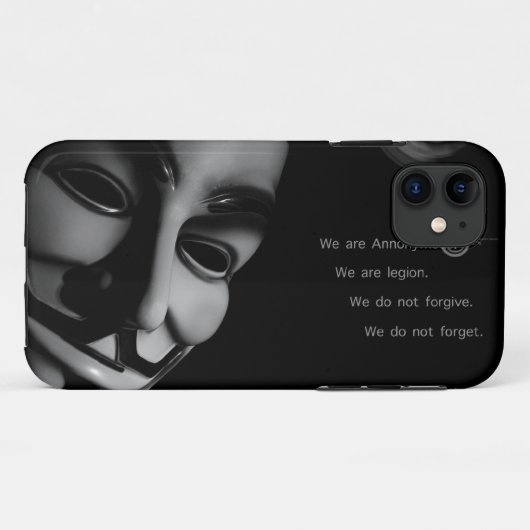 COQUES Case-Mate iPhone ANONYME (Dos (Horizontal))