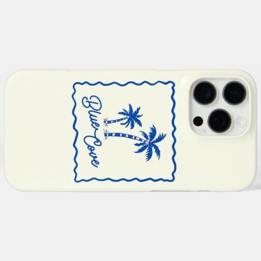Coques Case-Mate iPhone Anse Bleue (Verso (horizontal))