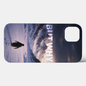 Coques Case-Mate iPhone Antarctic Solitude: Penguin "But Why?" Quest Art (Verso (horizontal))