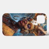 Coques Case-Mate iPhone Antelope Headdress Science Fiction Cyberpunk (Verso (horizontal))