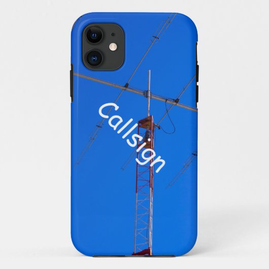 Coques Case-Mate iPhone Antenne de faisceau et Callsign (Dos)