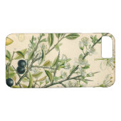 Coques Case-Mate iPhone Antique Blackthorn Botanique Imprimé Fleur Berry (Dos (Horizontal))