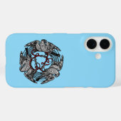 Coques Case-Mate iPhone Antique Bookplate Trois Hawks William de Morgan (Verso (horizontal))