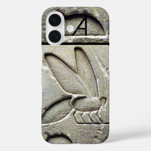 COQUES Case-Mate iPhone ANTIQUE EGYPTIENNE HONEY BEE BEEKEEPER (Verso)