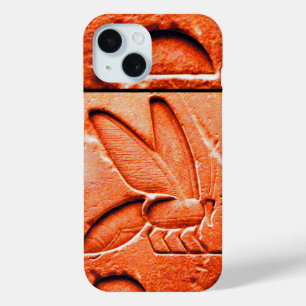 Coque Pour iPhone 15 ANTIQUE EGYPTIENNE HONEY BEE BEEKEEPER Rouge