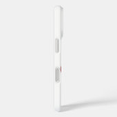 Coques Case-Mate iPhone ANTIQUE FLEUR ROUGE DE LIS EN Héraldique BLANC (Verso / Droite)