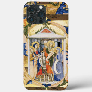 COQUES POUR iPhone ANTIQUE FLORAL NATIVITÉ CHRISTMAS PARCHEMENT