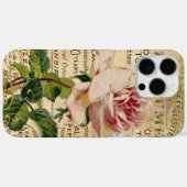 Coques Case-Mate iPhone Antique French Pink Roses (Verso (horizontal))