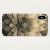 Coques Case-Mate iPhone Antique Golden Mandala Art Fleur texturée (Dos (Horizontal))