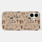 Coques Case-Mate iPhone Antique Ingénierie Mécanique Motif scientifique (Verso (horizontal))