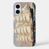 Coques Case-Mate iPhone Antique Navire de Navigation à Voile Currier & Ive (Verso)