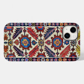 Coques Case-Mate iPhone Antique Oriental Tapis Gras Feuille Design (Verso (horizontal))