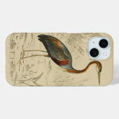 Coques Case-Mate iPhone Antique Purple Heron Travers Edouard Imprimer (Verso (horizontal))
