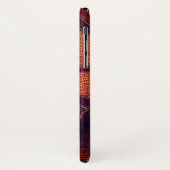 Coques Case-Mate iPhone Antique radio bois art déco cathédrale brun (Dos/Gauche)