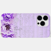 COQUES Case-Mate iPhone ANTIQUE REGARDANT LE SCRIPT ET LES FLEURS DE LAVEN (Verso (horizontal))