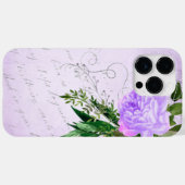 COQUES Case-Mate iPhone ANTIQUE REGARDANT LE SCRIPT ET LES FLEURS DE LAVEN (Verso (horizontal))
