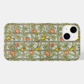 Coques Case-Mate iPhone Antique Victorien William Morris Trellis Fleurs (Verso (horizontal))