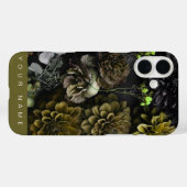 Coques Case-Mate iPhone Antiquité des fleurs hantées (Verso (horizontal))