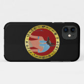 Coques Case-Mate iPhone Anubis, Dieu égyptien (Dos (Horizontal))
