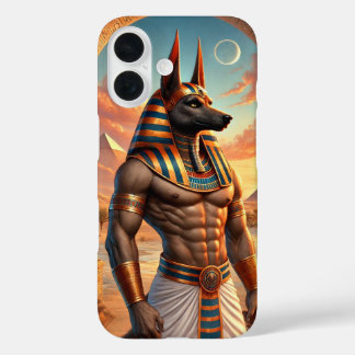 Coques iPhone 16 Anubis, Dieu égyptien des enfers