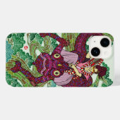 Coques Case-Mate iPhone Aokimono. Chameleon カ レ オ (Verso (horizontal))