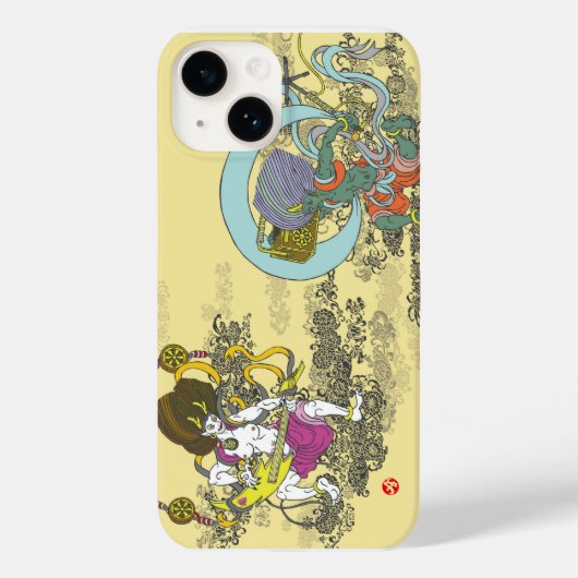 Coques Case-Mate iPhone Aokimono. Furai. 風 雷 (Verso)