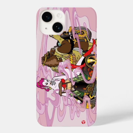Coques Case-Mate iPhone Aokimono. Wild boar riders ノ (Verso)