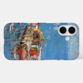 Coques Case-Mate iPhone Août Après-midi, Appledore par Childe Hassam (Verso (horizontal))