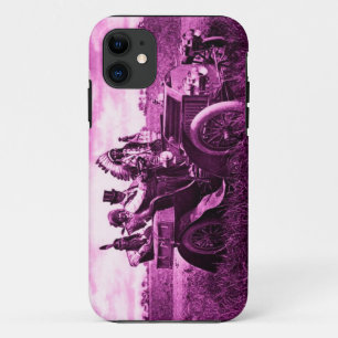 COQUES POUR iPhone APACHES ET GERONIMO CONDUISANT UNE VOITURE AUTOMOB