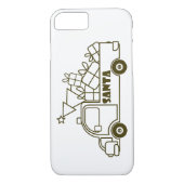 Coques Case-Mate iPhone Aperçu camion de Noël Père Noël vue côté voiture (Dos)