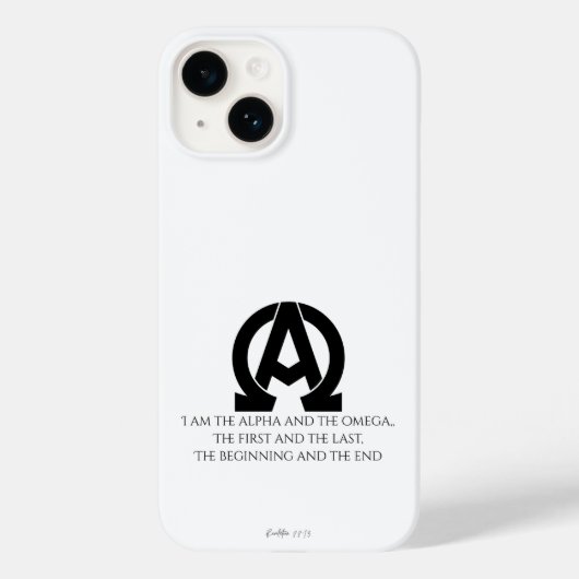 Coques Case-Mate iPhone Apocalypse 22:13 : l'Alpha et l'Oméga (Verso)