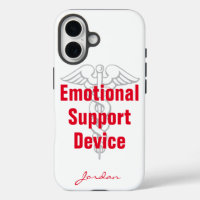 Appareil de support émotionnel amusant avec nom bl