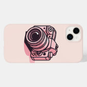 Coques Case-Mate iPhone Appareil Photo Numérique Reflex Rose Tendance Pers (Verso (horizontal))