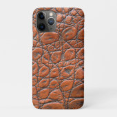 Coques Case-Mate iPhone apparence fausse en cuir de crocodile (Dos)