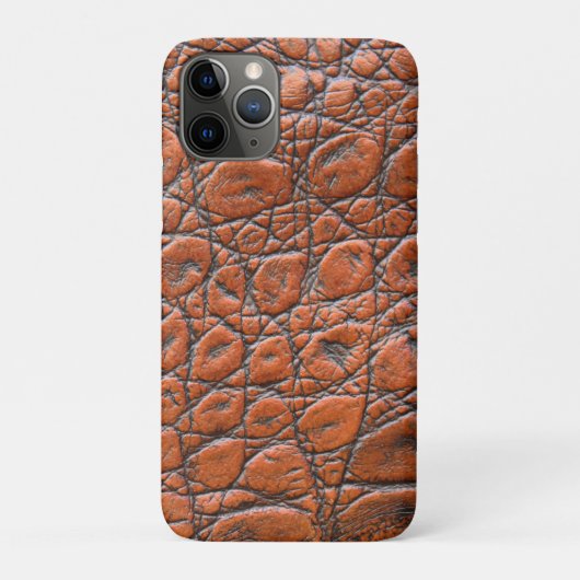 Coques Case-Mate iPhone apparence fausse en cuir de crocodile (Dos)