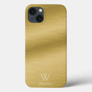 Case-Mate iPhone Case Apparence or brossé Monogramme personnalisé