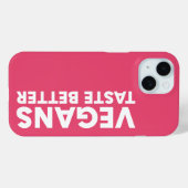 Coques Case-Mate iPhone Appel Végétalien (Verso (horizontal))