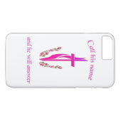 Coques Case-Mate iPhone Appelez le nom de Jésus (Dos (Horizontal))