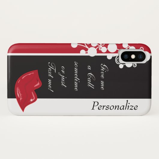 Coques Case-Mate iPhone Appelez-moi un jour ou l'autre - drôle (Dos (Horizontal))