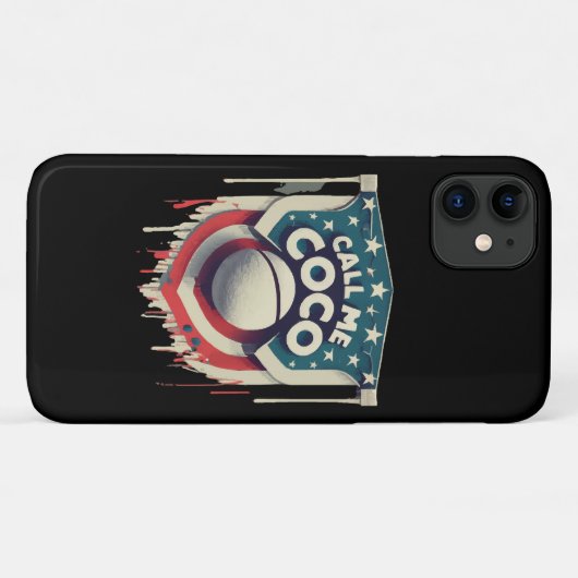 Coques Case-Mate iPhone Appelle-moi Coco Appelle-moi Champion (Dos (Horizontal))