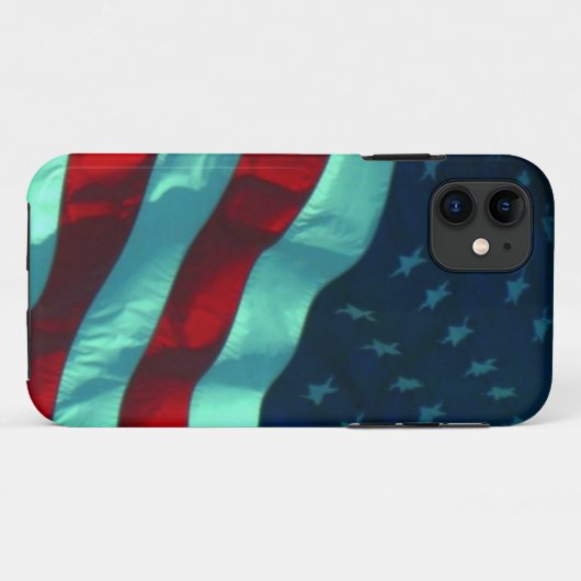 Coques Case-Mate iPhone Apple drapeau américain (Dos (Horizontal))