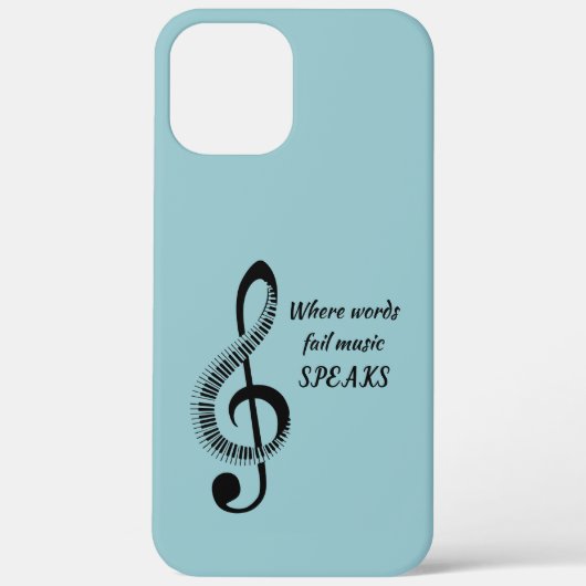 Coques Case-Mate iPhone Apple iPhone 12 Pro Max note musicale (Verso)