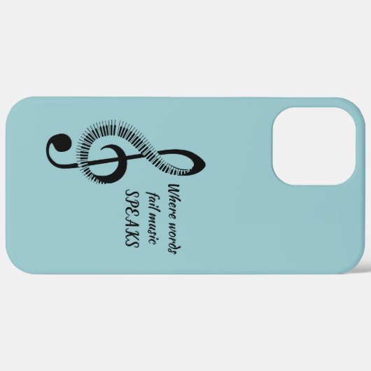 Coques Case-Mate iPhone Apple iPhone 12 Pro Max note musicale (Verso / Droite)