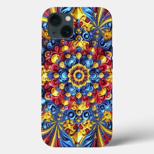 Coques Case-Mate iPhone Apple iPhone 13 Coque-Mate avec couleurs roumaines (Verso)