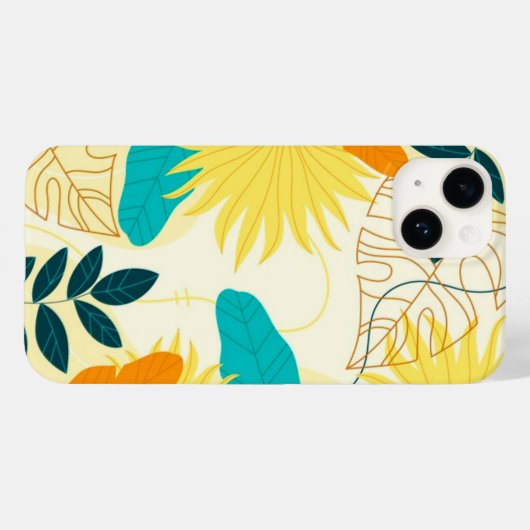 Coques Case-Mate iPhone Apple iPhone 14 Palme Coque-tropical (Verso (horizontal))